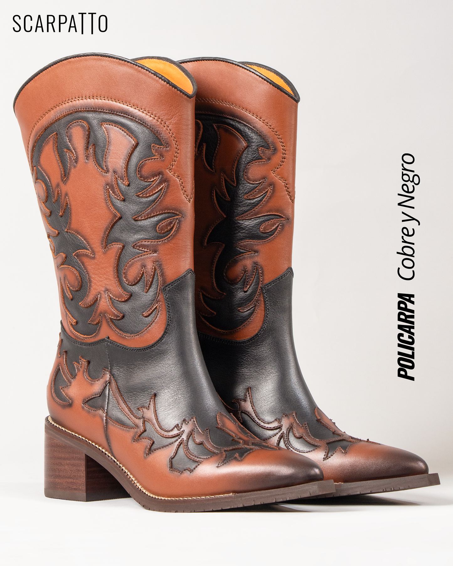 POLICARPA Cobre y Negro en Piel